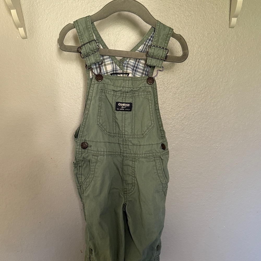 OshKosh B'gosh Olive Green Overalls